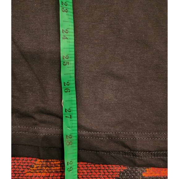 NEW Short-Sleeve Black V-Neck T-Shirt XXL Polyester Blend Stretchy Fabric - Picture 10 of 16